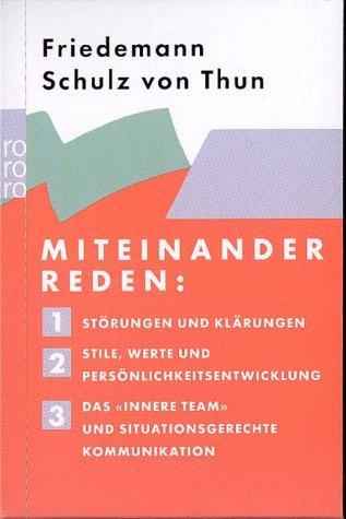 Buchcover: Miteinander reden 1: Störungen und Klärungen